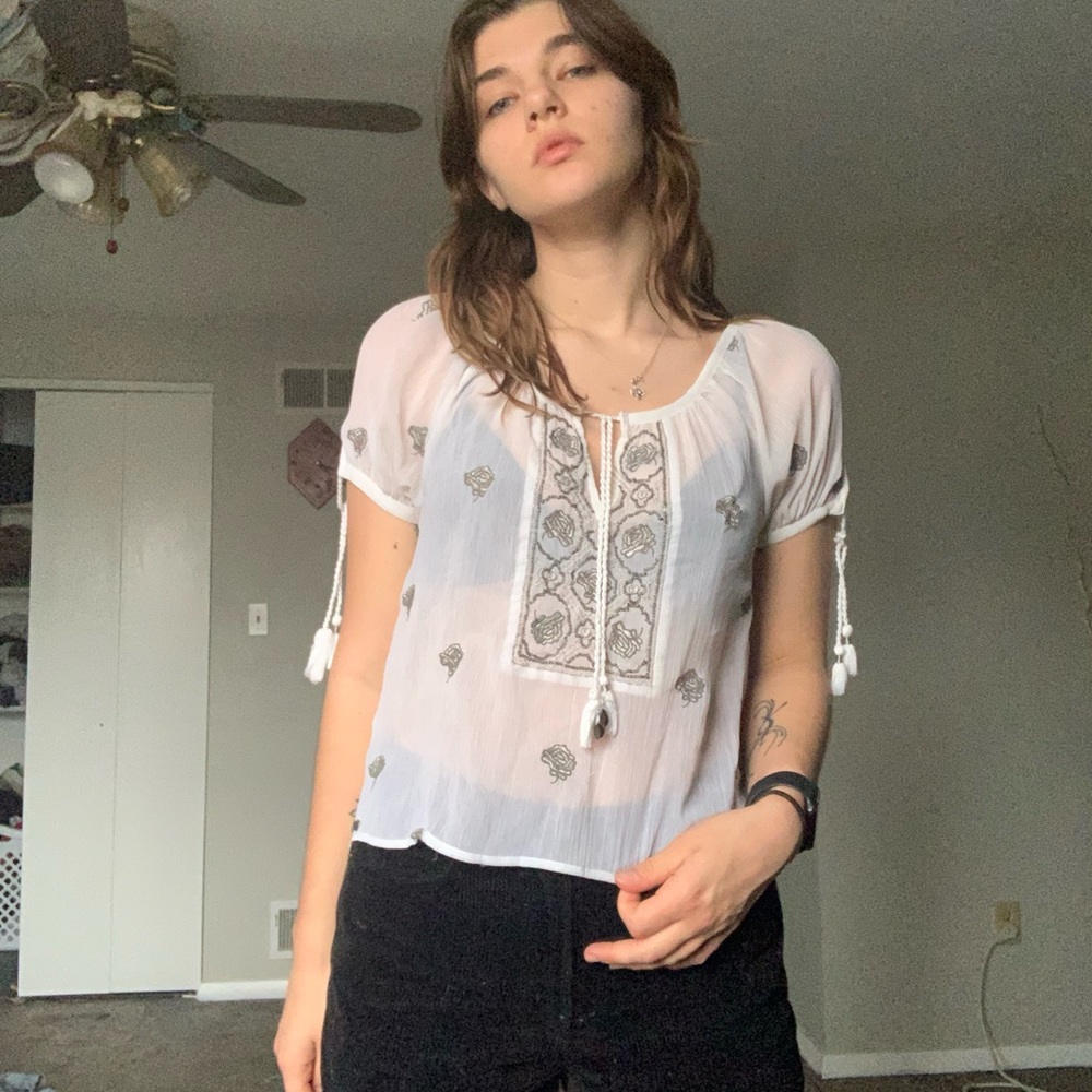 Abercrombie & Fitch Floral Blouse